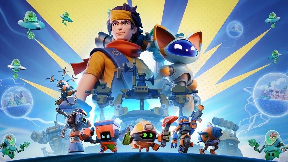 James Bradwell voices multiple characters in Arc Games’ new release Chip 'n Clawz vs. The Brainioids!